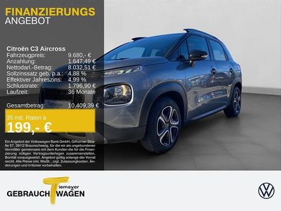 Gebraucht Citroën C3 Aircross Feel 82 PS (60 kW) 2019 Grau SUV