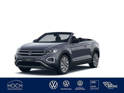 Neu VW T-Roc Cabriolet 150 PS (110 kW) 2025 Rauchgrau metallic / schwarz Cabrio