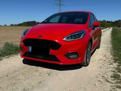 Usata Ford Fiesta ST-Line 120 CV (88 kW) 2018 Rosso Utilitaria