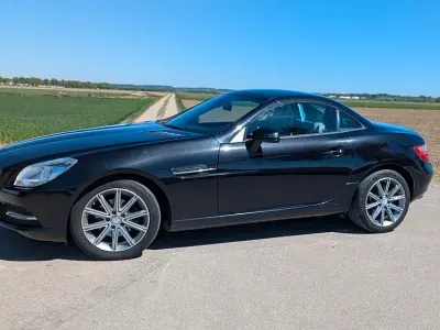 Gebraucht Mercedes SLK200 184 PS (135 kW) 2013 Schwarz Cabrio