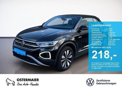 Gebraucht VW T-Roc Cabriolet Style 116 PS (85 kW) 2025 Deep black perleffekt Cabrio