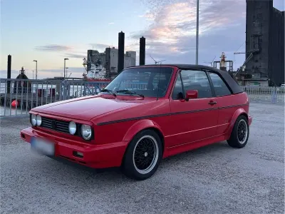 Gebraucht VW Golf Cabriolet Sportline 98 PS (72 kW) 1991 Rot Cabrio