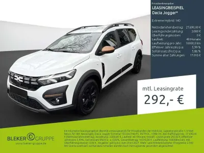 Neu Dacia Jogger Extreme 141 PS (103 kW) 2025 Gletscher weiss Van / Kleinbus