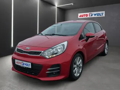 Brugt Kia Rio 84 HK (61 kW) 2015 Rød Hatchback