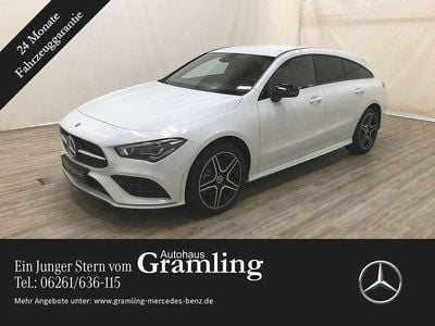 Gebraucht Mercedes CLA250e Shooting Brake AMG 160 PS (117 kW) 2021 Digitalweiß (metallic) Kombi
