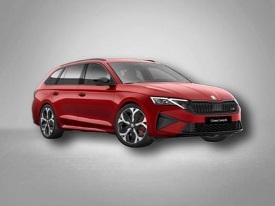 Neu Skoda Octavia RS 265 PS (194 kW) 2025 Cinnamon red metallic Kombi