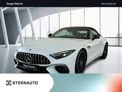 Gebraucht Mercedes SL63 AMG AMG 585 PS (430 kW) 2024 Manufaktur lack manufaktur opalithweiß bright Cabrio