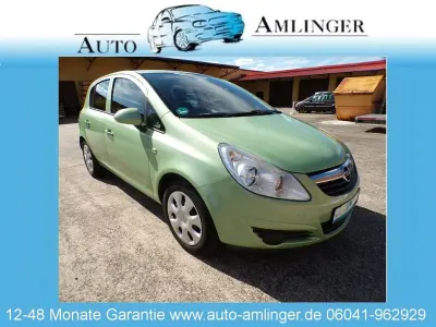 Gebraucht Opel Corsa Edition 75 PS (55 kW) 2009 Schilfgruen m2 Kleinwagen