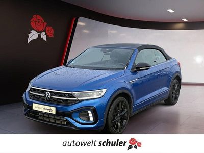 Gebraucht VW T-Roc Cabriolet R-line 150 PS (110 kW) 2023 Ravennablau metallic Cabrio