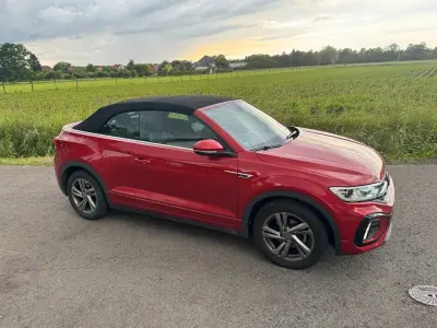 Gebraucht VW T-Roc Cabriolet R-line 150 PS (110 kW) 2023 Rot Cabrio