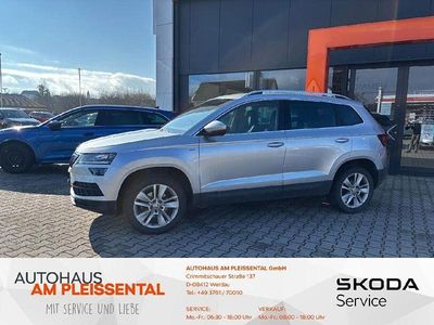 Gebraucht Skoda Karoq Clever 150 PS (110 kW) 2021 Brilliantsilber metallic SUV