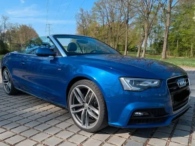 Gebraucht Audi A5 Cabriolet S-Line 218 PS (160 kW) 2016 Blau Cabrio