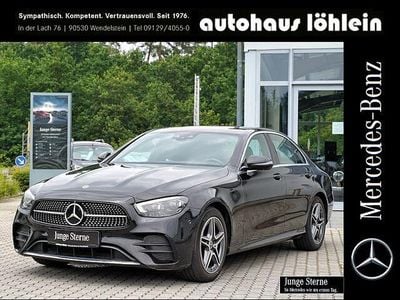 Gebraucht Mercedes E300 AMG 258 PS (189 kW) 2021 Metalliclack obsidianschwarz Limousine