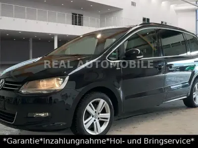 Gebraucht VW Sharan Match 140 PS (102 kW) 2012 Schwarz Van / Kleinbus