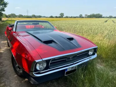 Brugt Ford Mustang 200 HK (147 kW) 1972 Rød Cabriolet