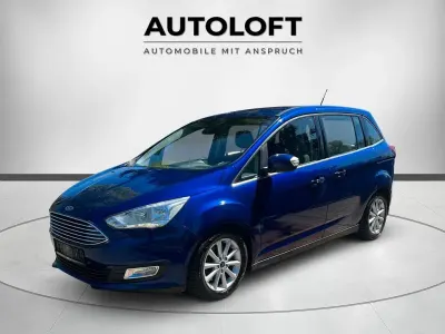 Brugt Ford Grand C-Max Titanium 125 HK (91 kW) 2016 Blå MPV