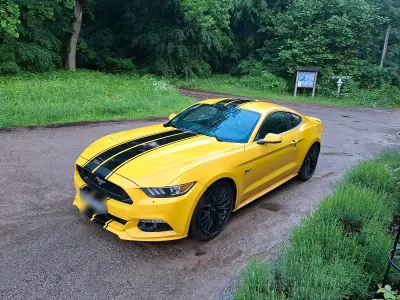 Gebraucht Ford Mustang GT 428 PS (314 kW) 2015 Gelb Coupé