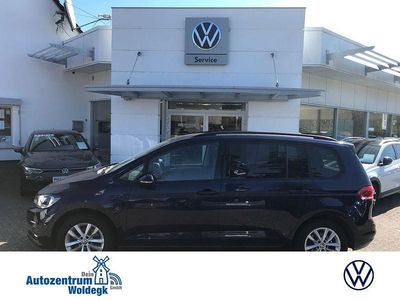 Gebraucht VW Touran Comfortline 150 PS (110 kW) 2019 Blau Van / Kleinbus
