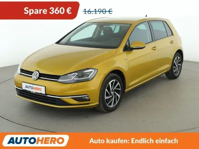 Gebraucht VW Golf VII Join 116 PS (85 kW) 2019 Gelb Limousine