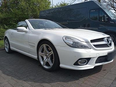 Usata Mercedes SL350 AMG 315 CV (231 kW) 2010 Bianco Cabrio