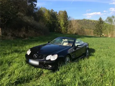 Gebraucht Mercedes SL350 245 PS (180 kW) 2003 Schwarz Cabrio