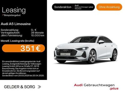 Gebraucht Audi A5 Business 204 PS (150 kW) 2025 Gletscherweiß metallic Limousine