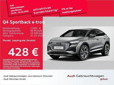 Gebraucht Audi Q4 Sportback e-tron S-Line 210 kW (286 PS) 2025 Grau SUV