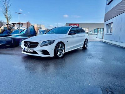 Usata Mercedes C300e AMG 194 CV (142 kW) 2021 Bianco Berlina