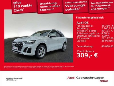 Gebraucht Audi Q5 S-Line 204 PS (150 kW) 2023 Weiß SUV