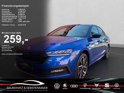 Gebraucht Skoda Octavia SportLine 204 PS (150 kW) 2022 Raceblau Limousine