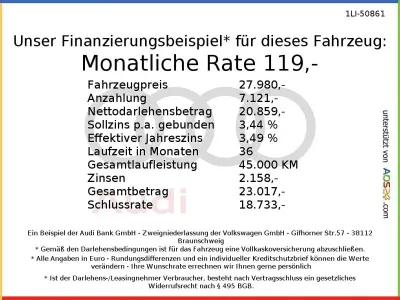 Gebraucht Audi A3 Ambiente 116 PS (85 kW) 2025 Mythosschwarz metallic Limousine