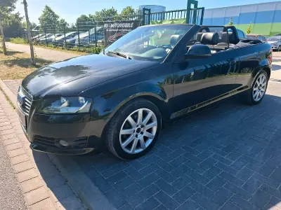Brugt Audi A3 Cabriolet Attraction 160 HK (117 kW) 2008 Sort Cabriolet