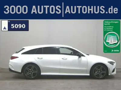 Gebraucht Mercedes CLA220 Shooting Brake AMG line 190 PS (139 kW) 2021 Weiss Kombi