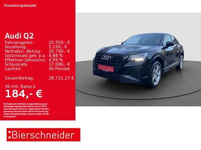 Gebraucht Audi Q2 S-Line 150 PS (110 kW) 2022 Schwarz SUV