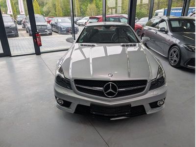 Usata Mercedes SL63 AMG AMG 525 CV (386 kW) 2010 Argento Cabrio