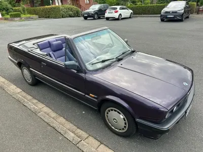 Gebraucht BMW 318 Cabriolet Sport Line 113 PS (83 kW) 1989 Violet Cabrio
