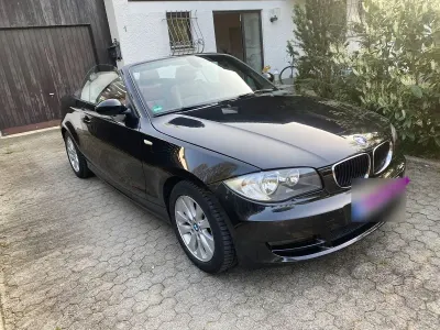 Gebraucht BMW 120 Cabriolet Sport Line 177 PS (130 kW) 2008 Schwarz Cabrio