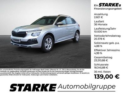 Brillantsilber (metallic) Gebraucht 2025 Skoda Kamiq Selection SUV | 22.980 € (Superpreis)