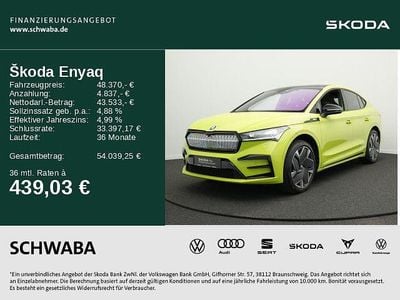 Mambagrün Gebraucht 2025 Skoda Enyaq iV RS SUV | 48.370 € (Guter Preis)
