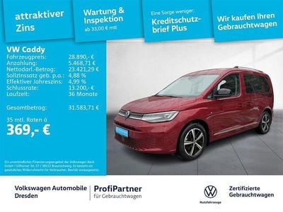 Fortanarot metallic Gebraucht 2022 VW Caddy Style Van / Kleinbus | 27.980 € (Superpreis)