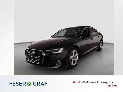 Mythosschwarz metallic Gebraucht 2025 Audi A6 S-Line Limousine | 55.890 € (Fairer Preis)