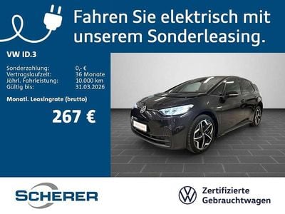 Gebraucht VW ID.3 Pro 150 kW (204 PS) 2021 Mangangrau metallic schwarz (metallic) Kleinwagen
