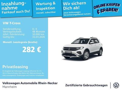 Gebraucht VW T-Cross Life 116 PS (85 kW) 2025 Weiß SUV