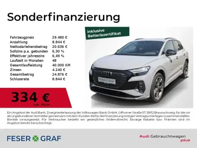 Gebraucht Audi Q4 e-tron Advanced Plus 125 kW (170 PS) 2023 Kieselgrau SUV