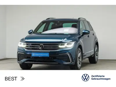 Brugt VW Tiguan R-line 200 HK (147 kW) 2021 Blå SUV