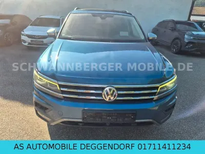 Gebraucht VW Tiguan Allspace Highline 190 PS (139 kW) 2018 Blau SUV