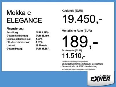 Occasion Opel Mokka-e Elegance 100 kW (136 PK) 2023 Blauw SUV
