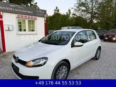 Usata VW Golf VI Trendline 80 CV (58 kW) 2009 Bianco Utilitaria