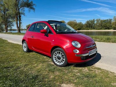 Second-hand Fiat 500 Lounge 95 CP (69 kW) 2011 Roșu Cabrio