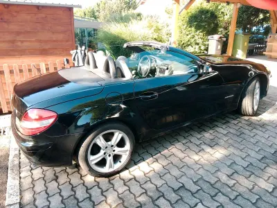 Gebraucht Mercedes SLK200 163 PS (119 kW) 2004 Schwarz Cabrio